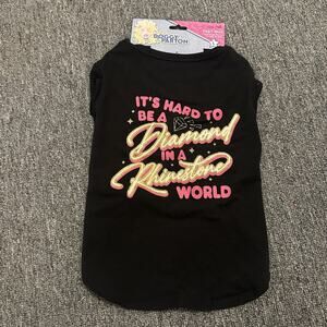 Dolly Parton Doggy Parton L/18-21'' /"Hard to Be a Diamond" T-shirt for Dogs